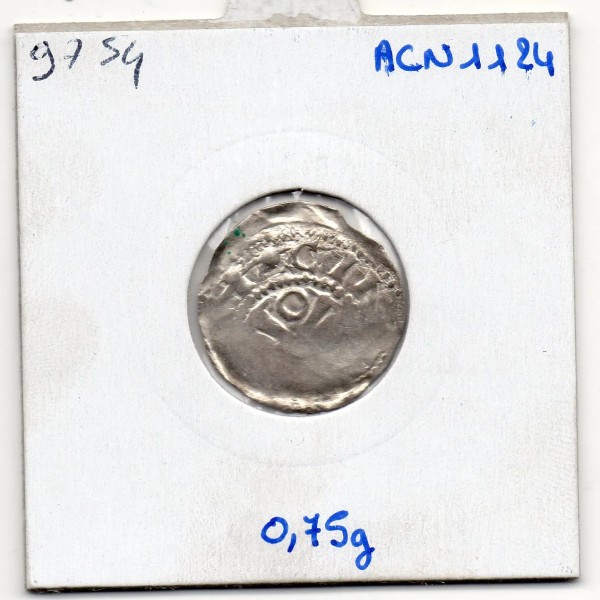 Pays Bas féodaux, Tiel Hendrik IV 1395-1438 Denier TB pièce de monnaie