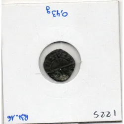 Obole Tournois 2eme type Louis XI (1467) pièce de monnaie royale