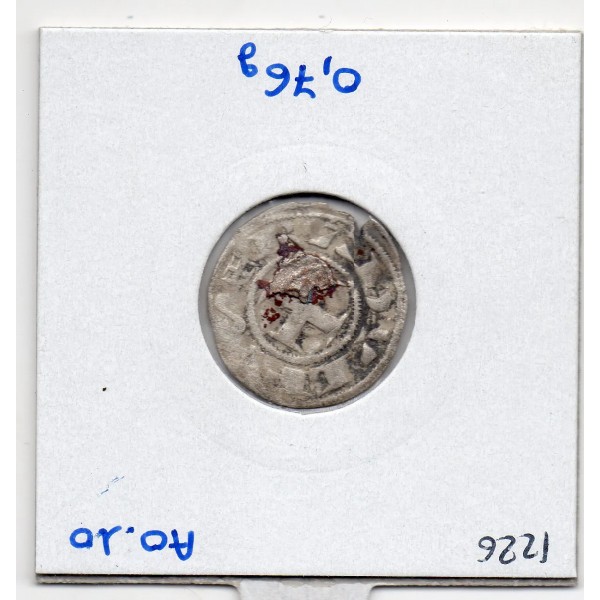 Berry, Seigneurie de Deol, Raoul VI (1160-1176) Denier