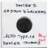 Principauté des Dombes, Gaston d'Orleans (1650) Denier Tournois Type 13