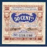 Orléans et Blois, 50 centimes, Spl, 15.5.1921 Pirot 96.5 Billet de la chambre de Commerce