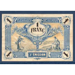 Niort 1 franc, TB+, 13.11.1920 Pirot 93.11 Billet de la chambre de Commerce