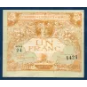 Nîmes 1 franc, TTB, ND Pirot 92.18 Billet de la chambre de Commerce