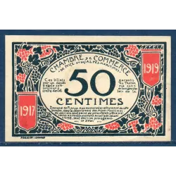 Nice 50 Centimes, Sup, 25.4.1917 Pirot 91.4 Billet de la chambre de Commerce