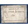 Assignat 100 francs 18 Nivose an 3, TB-, signature Lassia Muz 49