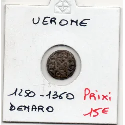 Italie Verone Denaro 1250-1360 TB pièce de monnaie