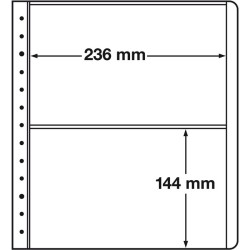 feuilles LB, 2 compartiments, 236x144 mm