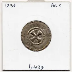 Champagne, Comté de Sens, Anonyme Renaud II (1000-1031) Denier