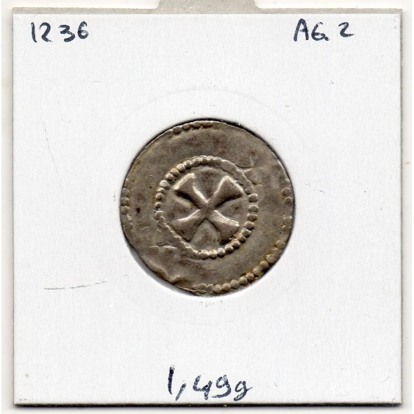 Champagne, Comté de Sens, Anonyme Renaud II (1000-1031) Denier