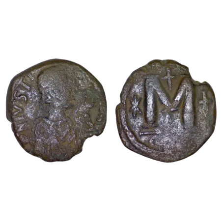 Follis Justinien 1er (527-565), SB 158 atelier Constantinople 1ere officine