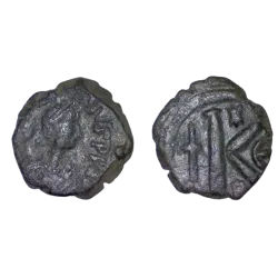 Demi Follis de Justinien 1er (538-565) SB 164 Constantinople