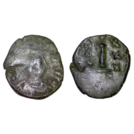 Decanummium de Justinien 1er (556-557) SB 167 Constantinople