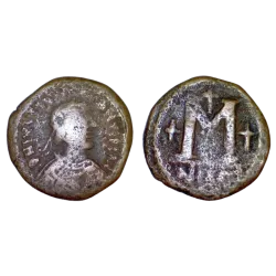 Follis Justinien 1er (527-565), SB 199 atelier Nicomédie