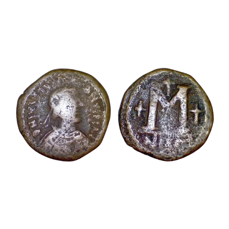 Follis Justinien 1er (527-565), SB 199 atelier Nicomédie Follis Justinien 1er (527-565), SB 199 atelier Nicomédie
