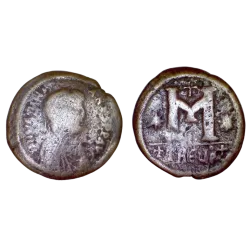 Follis Justinien 1er (527-565), SB 216 atelier Antioche