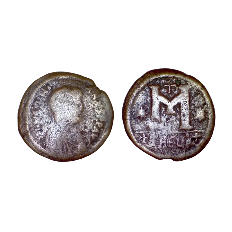 Follis Justinien 1er (527-565), SB 216 atelier Antioche Follis Justinien 1er (527-565), SB 216 atelier Antioche