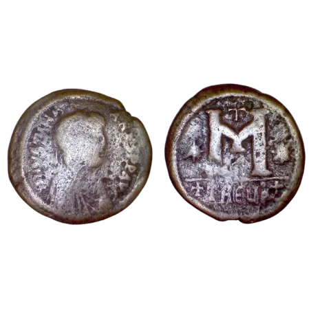 Follis Justinien 1er (527-565), SB 216 atelier Antioche
