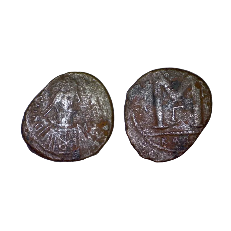 Follis Justinien 1er (527-565), SB 259 atelier Carthage
