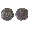 Follis Justinien 1er (542-543), SB 163 atelier Constantinople