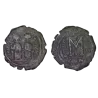 Follis Justin II et Sophie (568-569), SB 360 atelier Constantinople 2eme officine