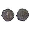Demi Follis Justin II et Sophie (571-572), SB 366 atelier Thessalonique