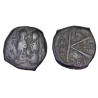 Demi Follis Justin II et Sophie (571-572), SB 366 atelier Thessalonique