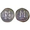 Follis Justin II et Sophie (574-575), SB 369 atelier Nicomedie 2eme officine