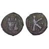 Demi Follis Justin II et Sophie (577-578), SB 381 atelier Antioche