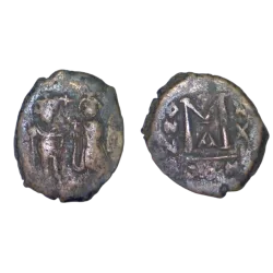 Follis Héraclius et Heraclius Constantine (630-631), SB 810 Constantinople 1ere officine