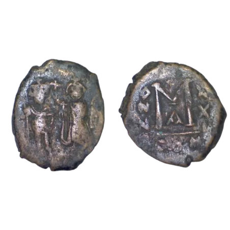Follis Héraclius et Heraclius Constantine (630-631), SB 810 Constantinople 1ere officine