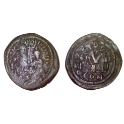 Follis Héraclius et Heraclius Constantine (612-613) SB 805 atelier Constantinople