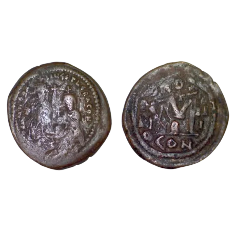Follis Héraclius et Heraclius Constantine (612-613) SB 805 atelier Constantinople