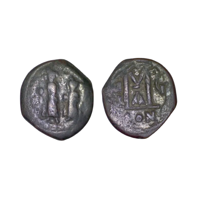 Follis Héraclius et Heraclius Constantine (614-615) SB 805 atelier Constantinople Follis Héraclius et Heraclius Constantine (614-615) SB 805 atelier Constantinople