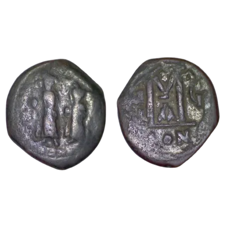 Follis Héraclius et Heraclius Constantine (614-615) SB 805 atelier Constantinople