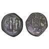 Follis Héraclius et Heraclius Constantine (614-615) SB 805 atelier Constantinople