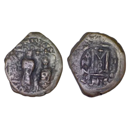 Follis Héraclius et Heraclius Constantine (613-614) SB 834 atelier Nicomedie