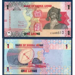 Sierra Leone P.34, neuf Billet de 1 leone 2022 Bai Bureh