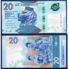 Hong Kong P.218b, TTB Billet de 20 dollars 2020 Tea Party