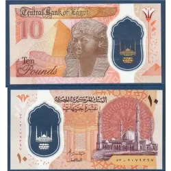 Egypte P.81, TTB, Billet de 10 Pounds 2023 Hatchepsout