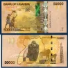 Ouganda P.54b2, Sup, Billet de 50000 Shillings 2015 Gorilles