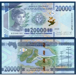 Guinée P.50c, Spl, Billet de 20000 Francs 2020 Electricité