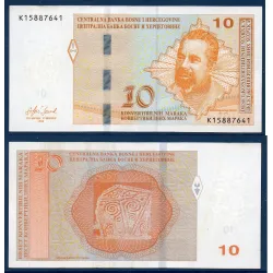 Bosnie P.80d, TTB Billet de 10 Mark Convertible 2024 Dizdar