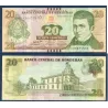 Honduras P.100c, TB Billet de 20 Lempiras 2016 Dionisio de Herrera