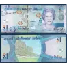 Cayman  P.38b, TB Billet de 1 dollar 2010 Rocky Cliff