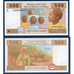 Afrique Centrale P.606Ce Tchad, Neuf, Billet de 500 Francs CFA 2002 classe