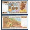 Afrique Centrale P.606Ce Tchad, Neuf, Billet de 500 Francs CFA 2002 classe