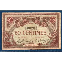 Périgueux 50 centimes, B, 24.6.1916 Pirot 98.16 Billet de la chambre de commerce