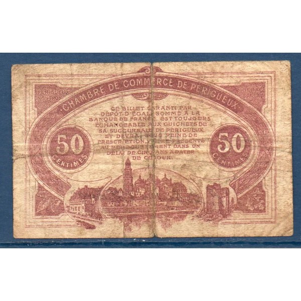Périgueux 50 centimes, B, 24.6.1916 Pirot 98.16 Billet de la chambre de commerce