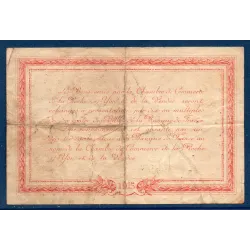 La Roche-sur-Yon 1 franc, TB,1915 Pirot 65.17 Billet de la chambre de commerce
