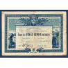 La Roche-sur-Yon 25 centimes, TB,1916 Pirot 65.26 Billet de la chambre de commerce